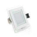 Foco Downlight LED Cuadrado con Cristal 95X95Mm 6W 450Lm 30.000H - Imagen 3