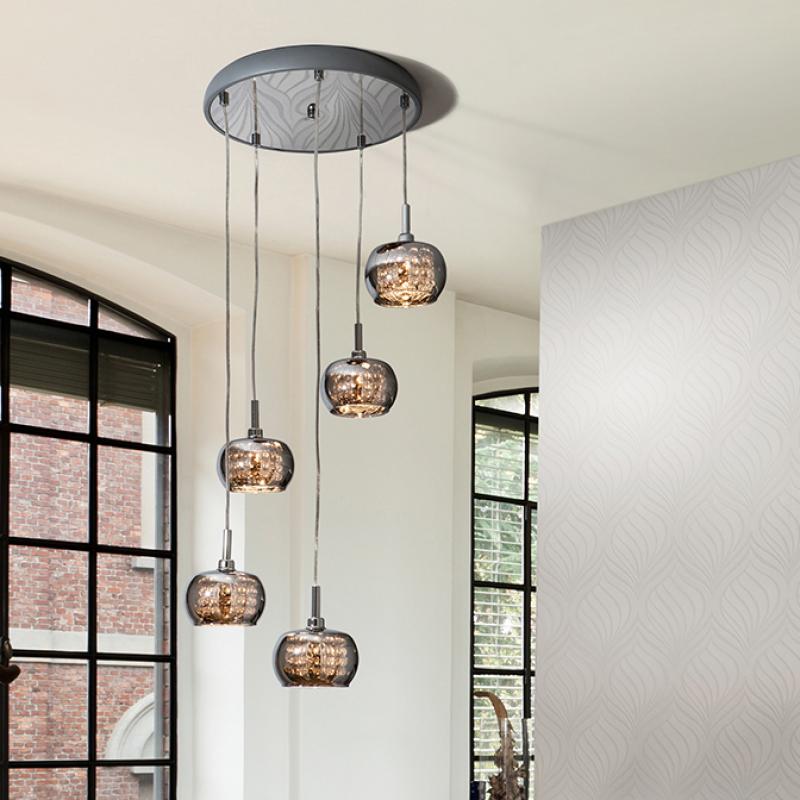 [SCH-193364D] Lámpara de Techo Arian 5xG9 Con Bombilla Blanco Cálido - Imagen 1