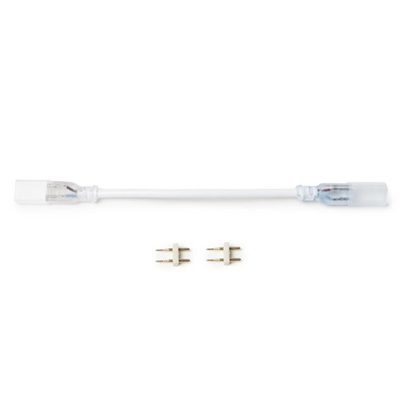Cable Conector 2 Tiras LEDs 220VAC SMD5050 - Imagen 1