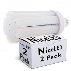 Pack 2 Bombillas LED E27 30W 2600Lm 6000ºK Epistar 50.000H [SL-YMD03-30W-CW-PK2-AP]