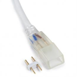 Enchufe Conector Tira LED SMD5050 220VAC IP65 - Imagen 2