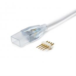 Cable Conector 2 Tiras LEDs 220VAC RGB - Imagen 2