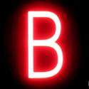 Letra LED Neon B Ancho 92Mm Alto 161Mm Fondo 38Mm - Imagen 2