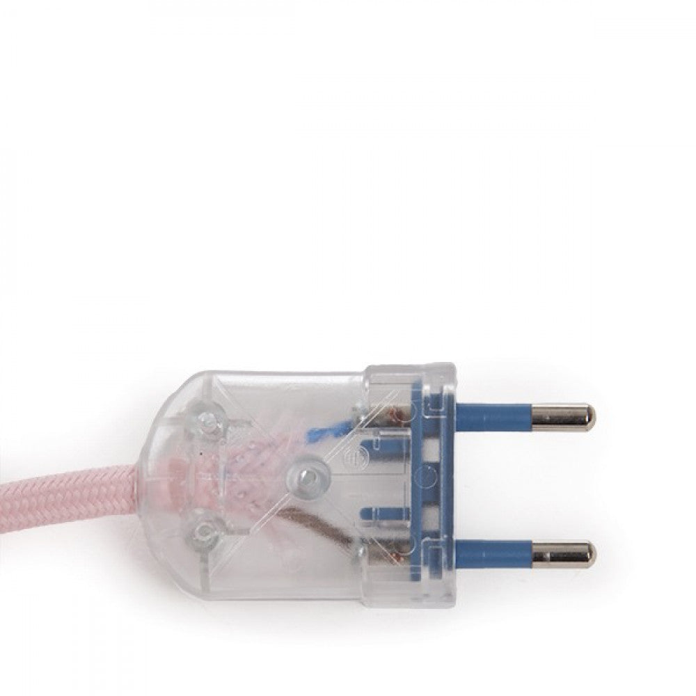 Pendel E27 Cable 5000Mm Rojo 3 X 0,75 Portalámparas Interruptor Rotativo Latón - Enchufe [AM-AT530 - Imagen 3