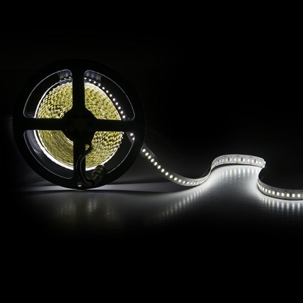 Tira de 204 LEDs/M 60W 5.000Lm CRI85 6000ºK SMD3014 12VDC IP20 x5M 40.000H [CA-3014-204-12W-IP20-CW