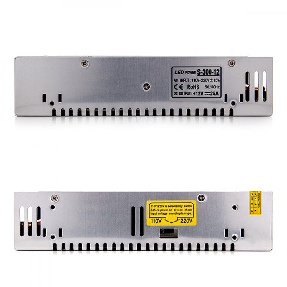 Transformador LED 230VAC/12VDC 300W 25A IP20 - Imagen 3