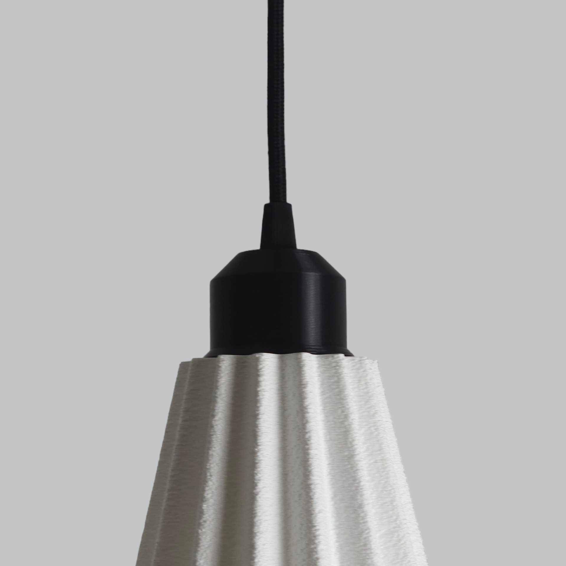 Lámpara Colgante "Lindor" Color Blanco/Florón Negro/Cable Negro - Imagen 2