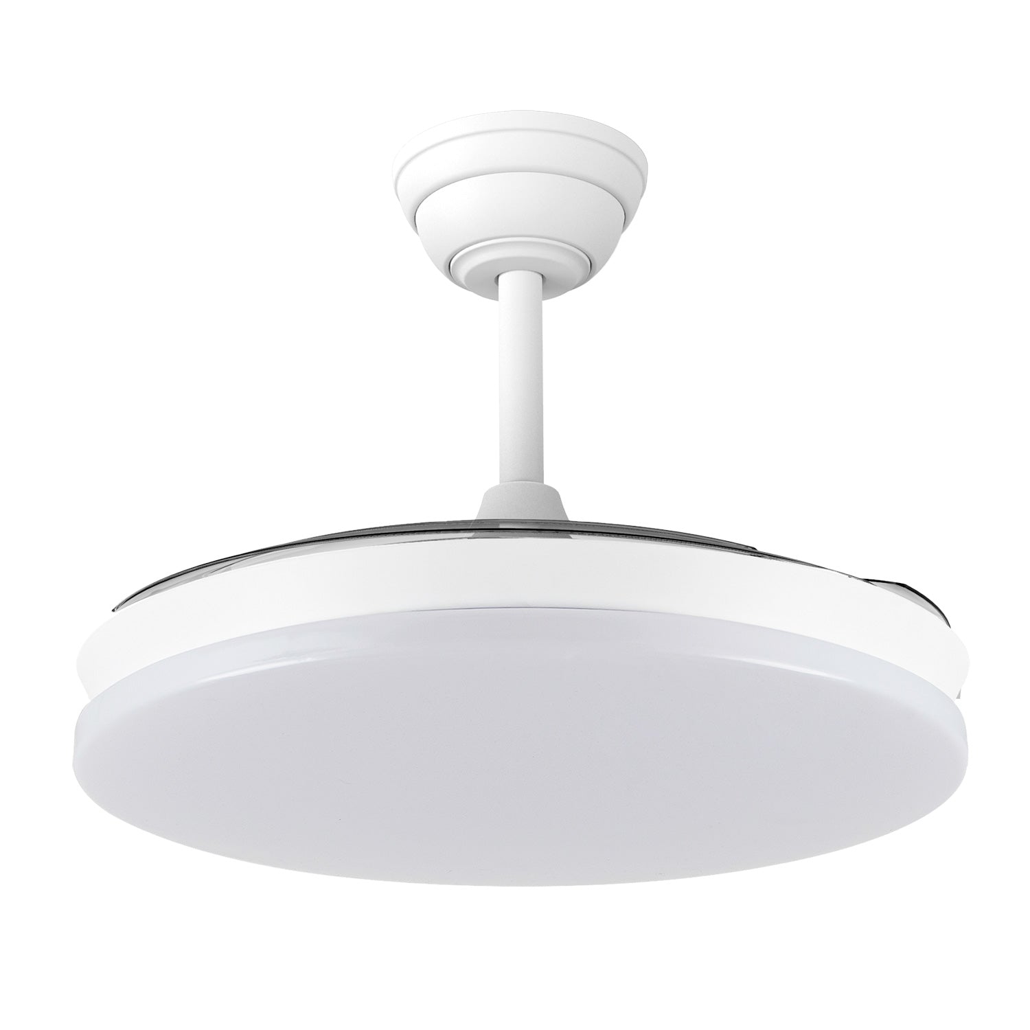 Ventilador DC "Marele· Función Verano-Invierno 48W Blanco 3 Aspas 5040lm 3500-4000-6500k Remoto y Temporizador - Imagen 3