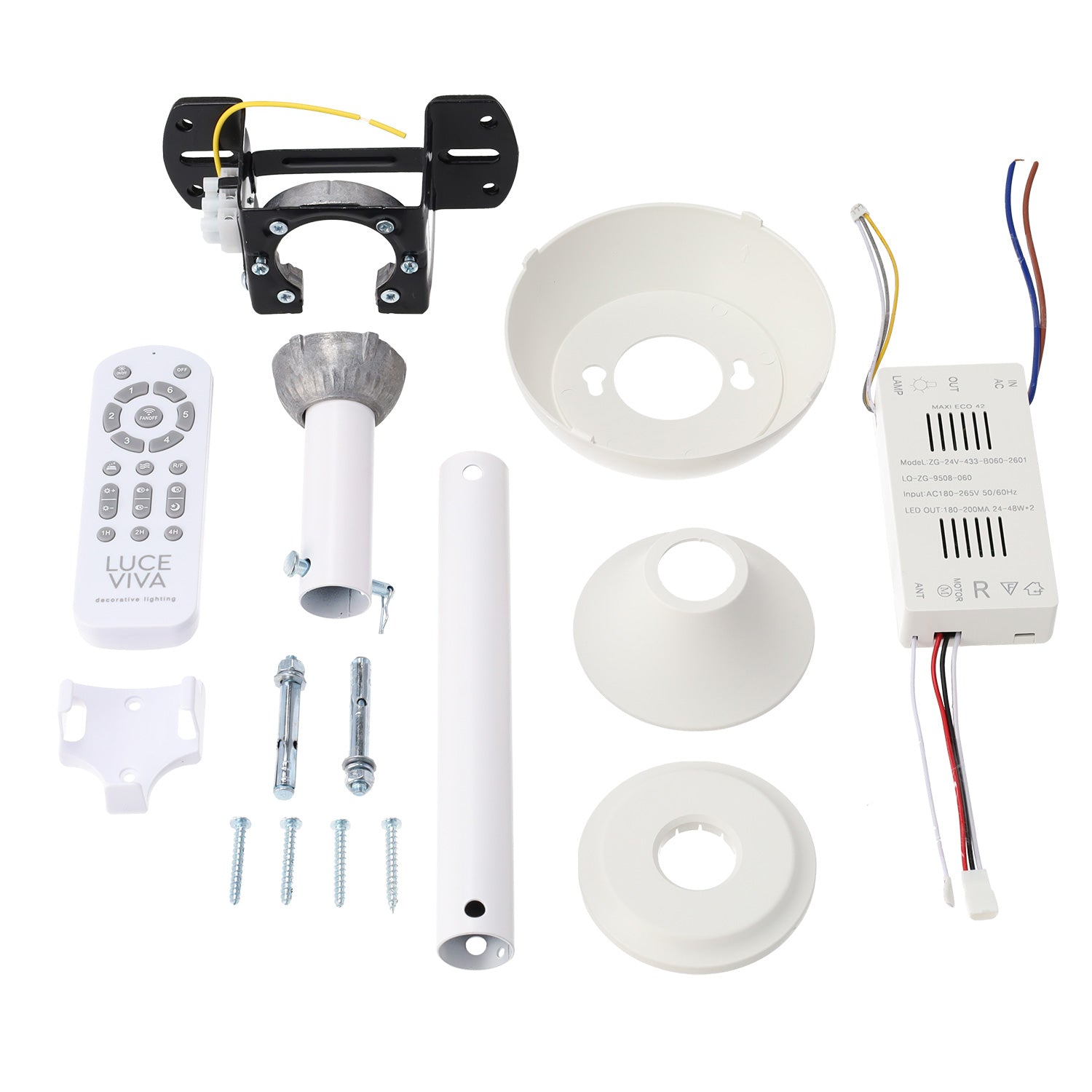 Ventilador DC "Marele· Función Verano-Invierno 48W Blanco 3 Aspas 5040lm 3500-4000-6500k Remoto y Temporizador - Imagen 4