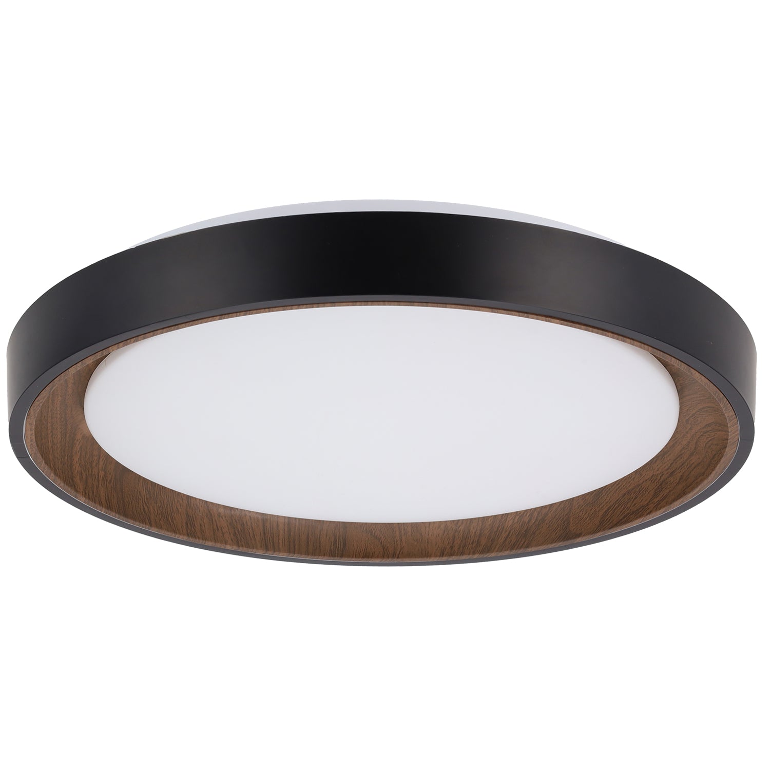Plafón LED Decorativo 36W CCT 3000-6000ºK (Tonalidad Luz Regulable) Control Remoto Acabado Negro - Imagen 3