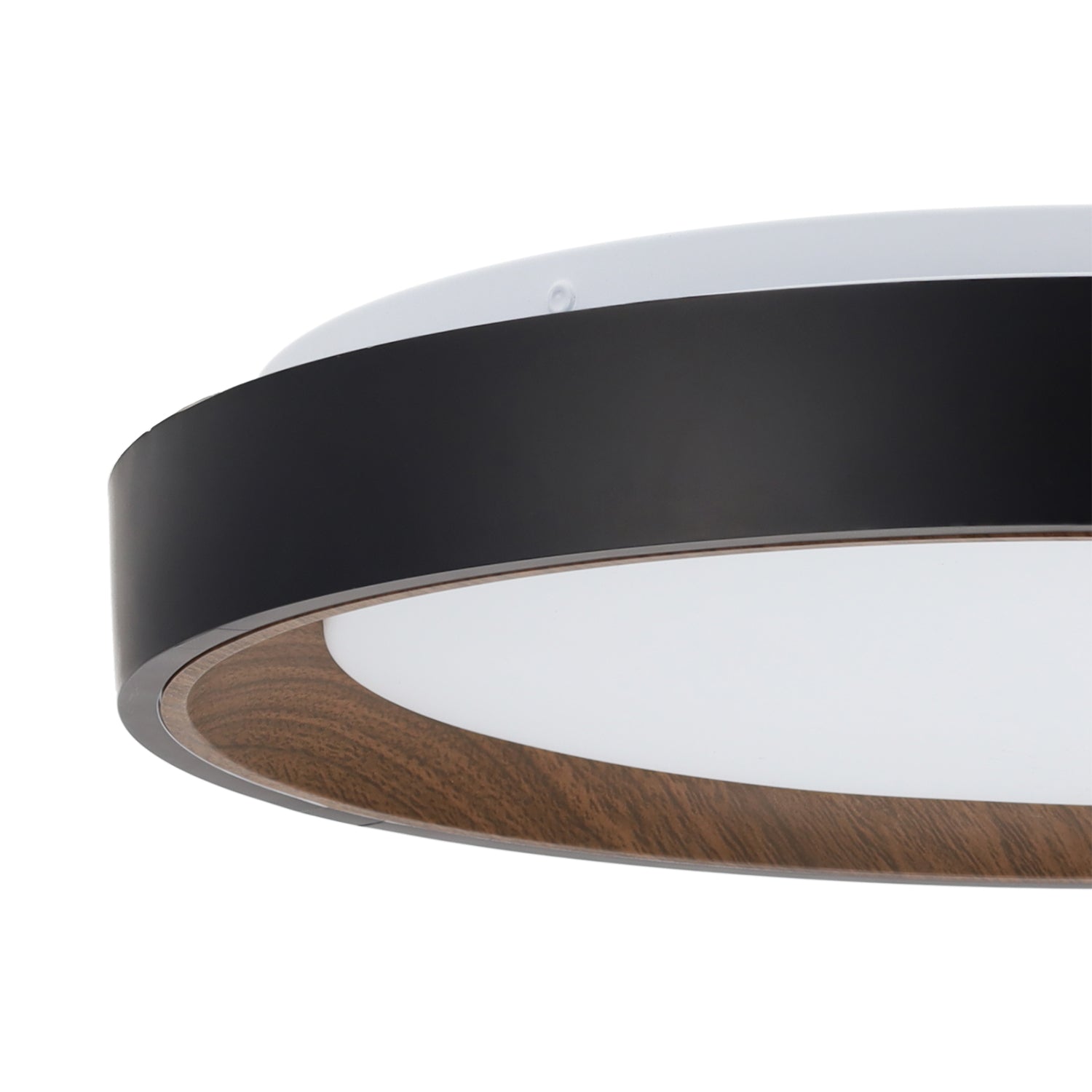 Plafón LED Decorativo 36W CCT 3000-6000ºK (Tonalidad Luz Regulable) Control Remoto Acabado Negro - Imagen 4