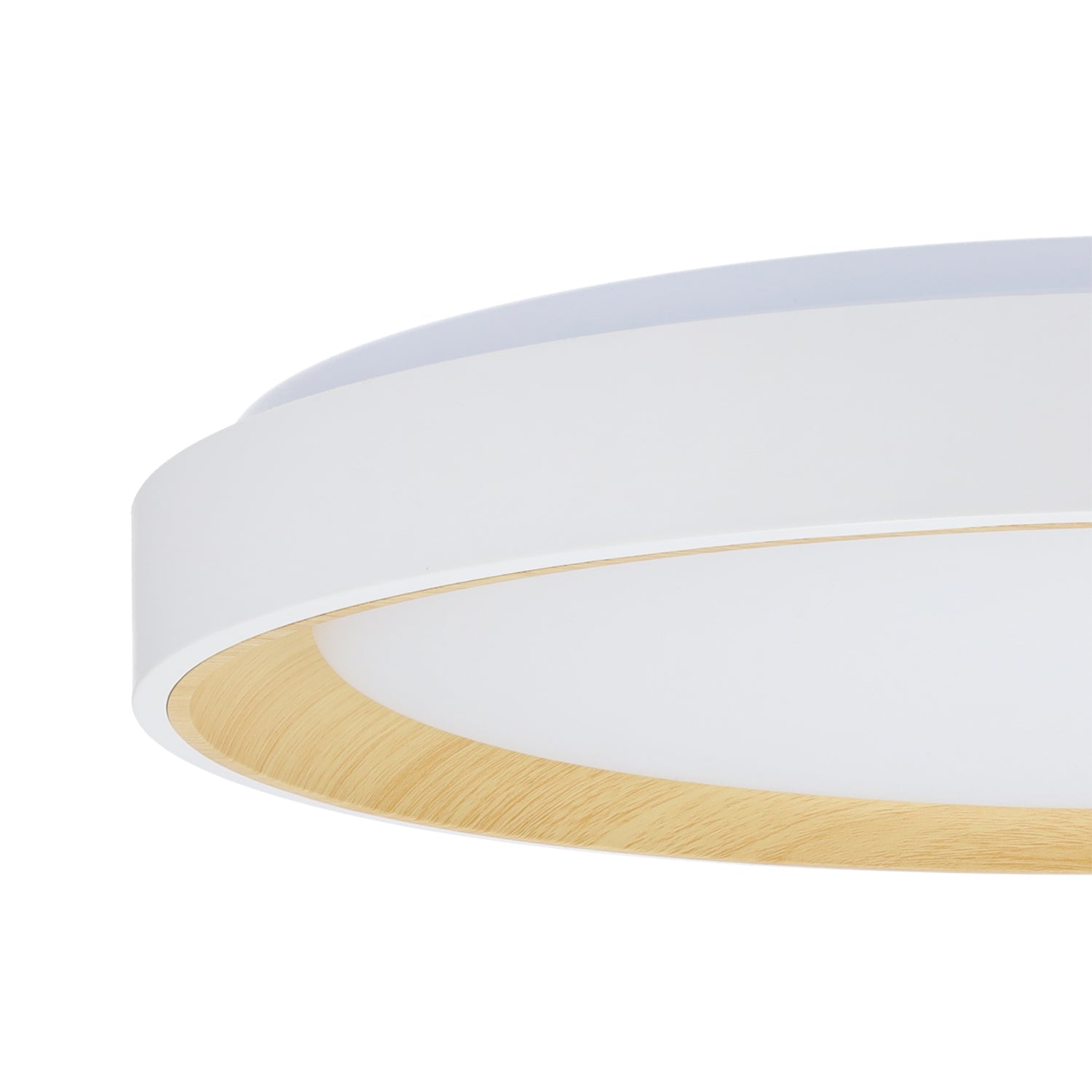 Plafón LED Decorativo 40W CCT 3000-6000ºK (Tonalidad Luz Regulable) Control Remoto Acabado Blanco - Imagen 4