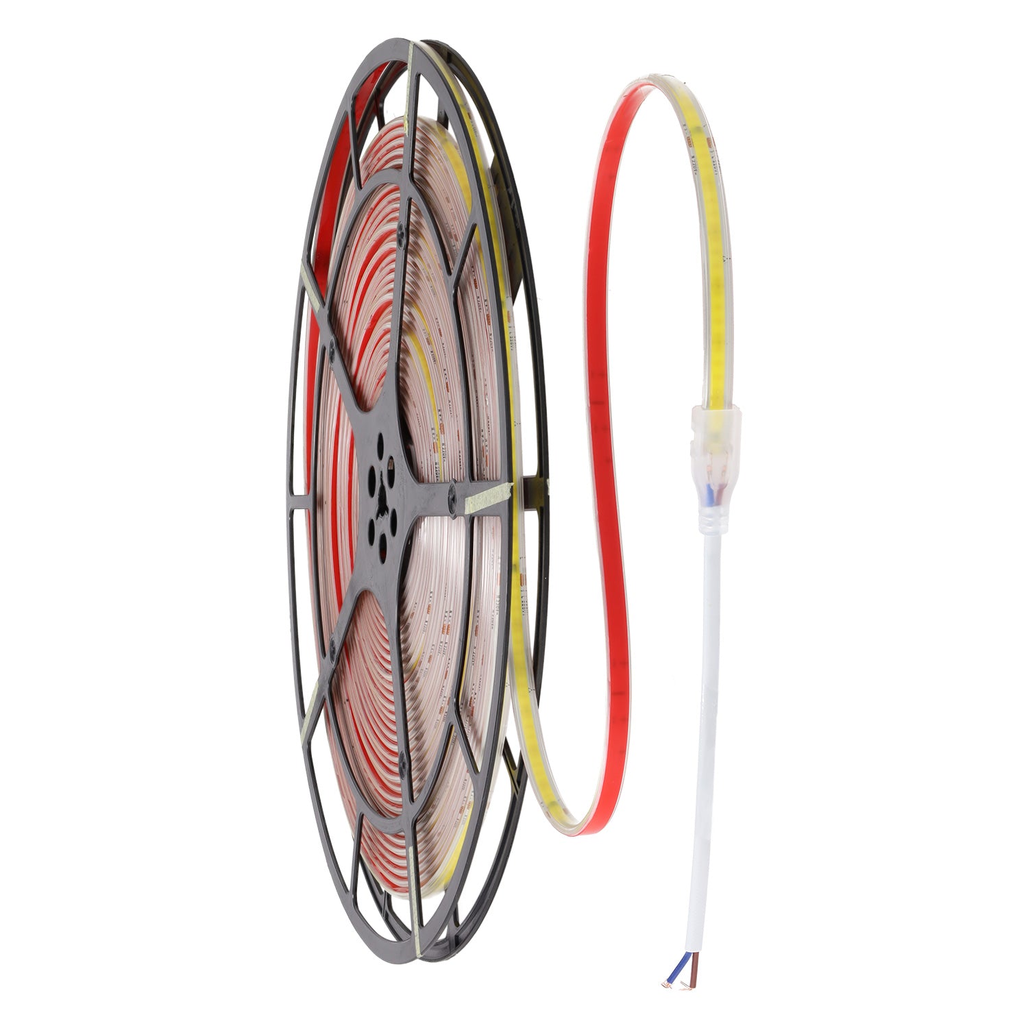 Tira de Leds COB Autorectificada 220VAC 10W/m IP65 - 20 Metros Cinta 3M Blanco Natural 4000K - Imagen 2
