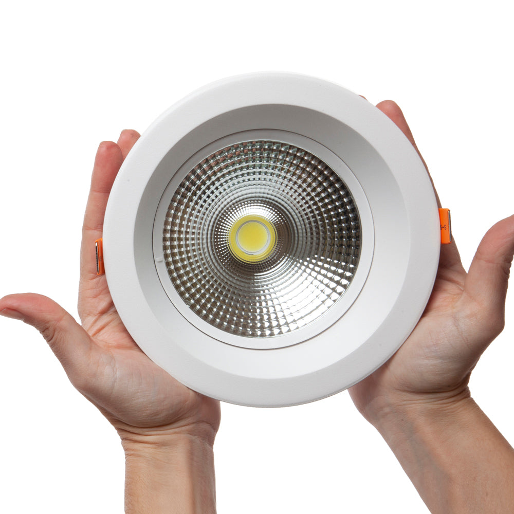 Foco Downlight Circular LED 18W 2520Lm Anti-Deslumbrante UGR19 40.000H Luz Azul - Imagen 3