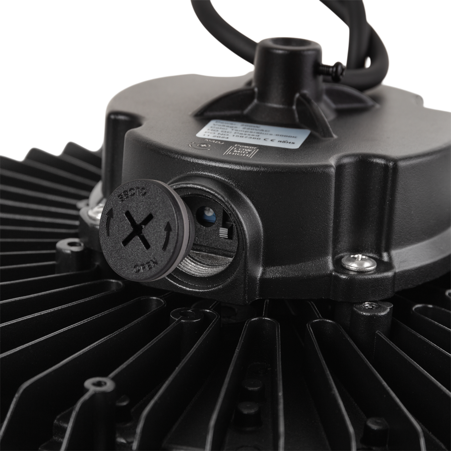 Campana LED 200W ( 120W-160W-200W ) 34.000Lm 5000ºK PRO LIFUD FLICKER FREE IP65 100.000H - Imagen 3