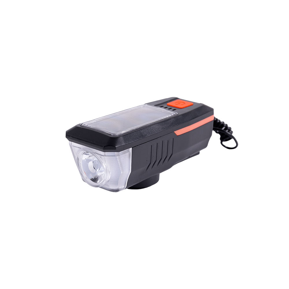 Luz Delantera Bicicleta LED 2 Niveles Sensor Batería USB - Anti Deslumbramiento