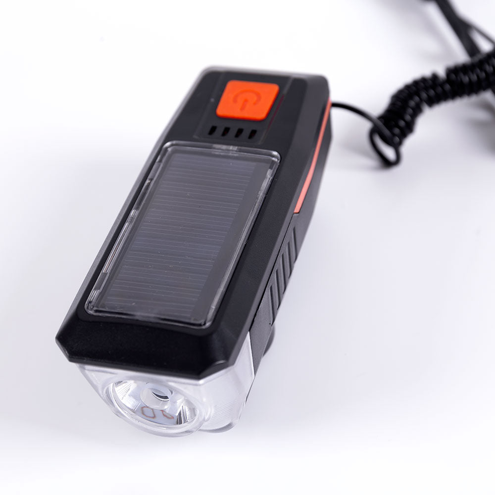 Luz Delantera Bicicleta LED 2 Niveles Sensor Batería USB - Anti Deslumbramiento - Imagen 3