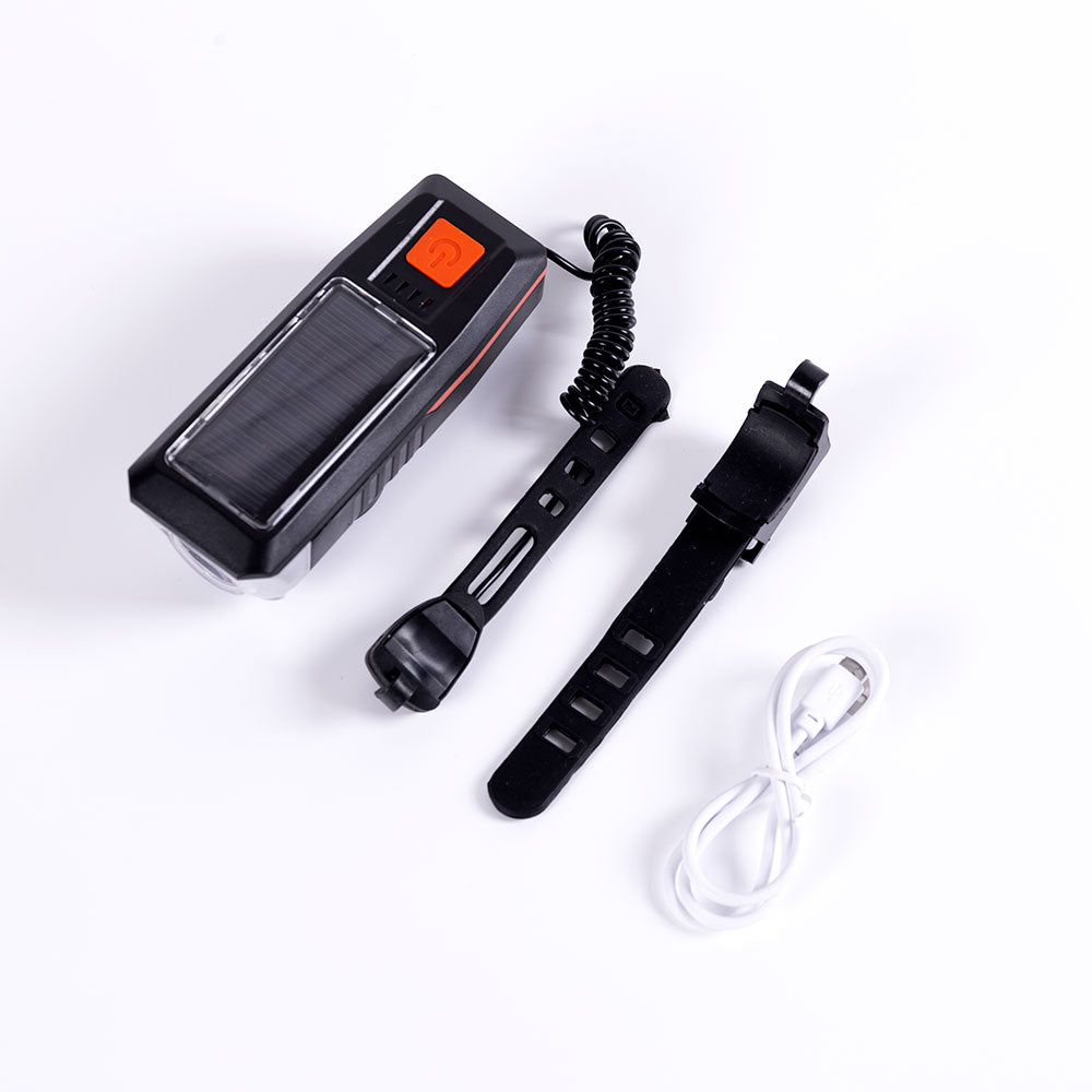 Luz Delantera Bicicleta LED 2 Niveles Sensor Batería USB - Anti Deslumbramiento - Imagen 4