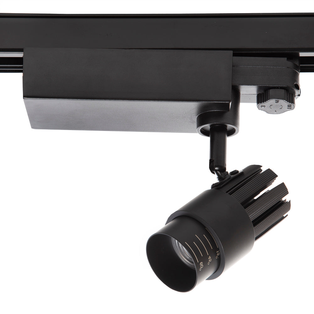 Foco de Carril LED 9W 810Lm CRI90 6000ºK Trifásico Norah 40.000H [J-TR9W-T-CW - Imagen 3
