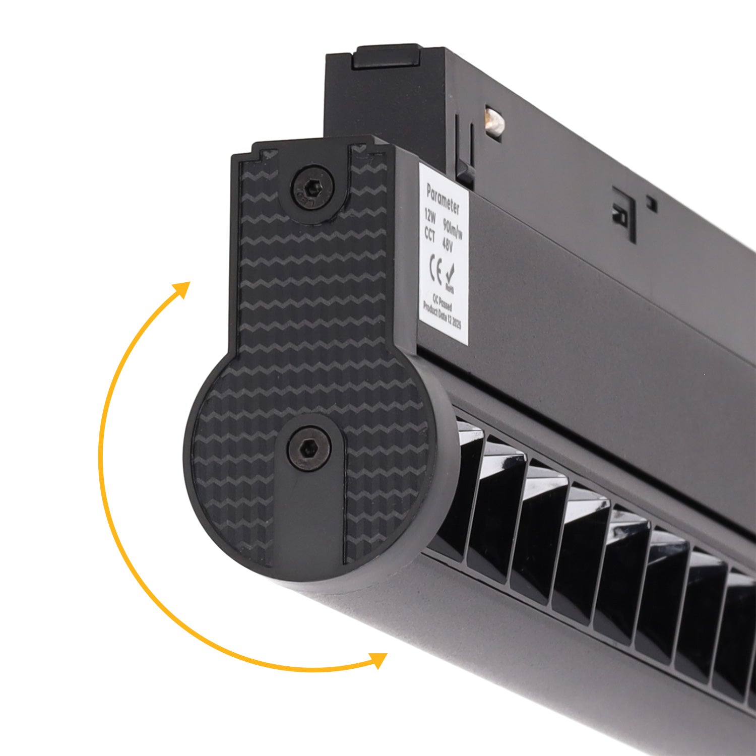 Luminaria LED Magnética para Carril 6W 127mm 90Lm/W CCT (Tonalidad Luz Ajustable) - Imagen 3