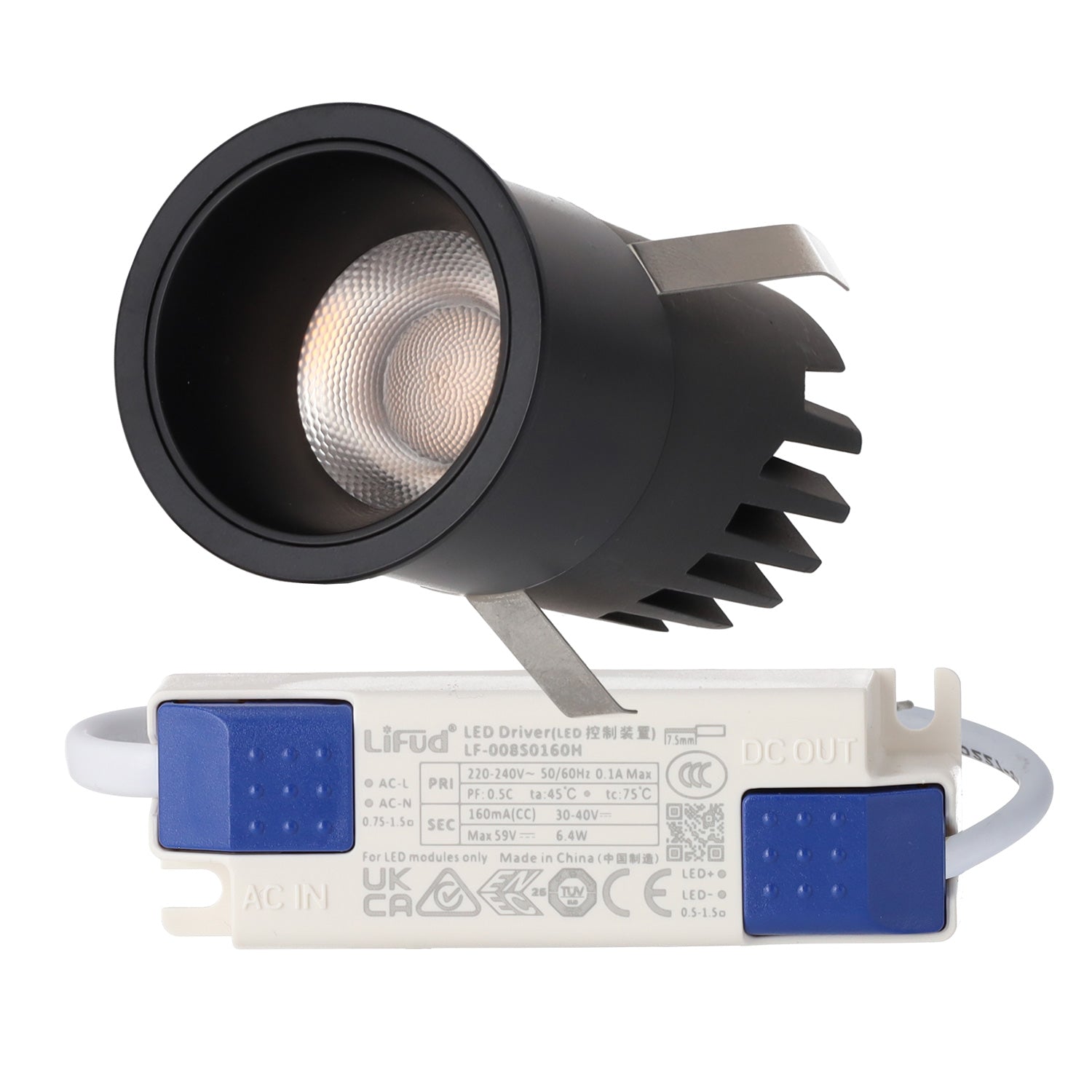 Foco Downlight Spot LED 7W 700Lm 2700ºK Circular PRO SMD3030 50.000H