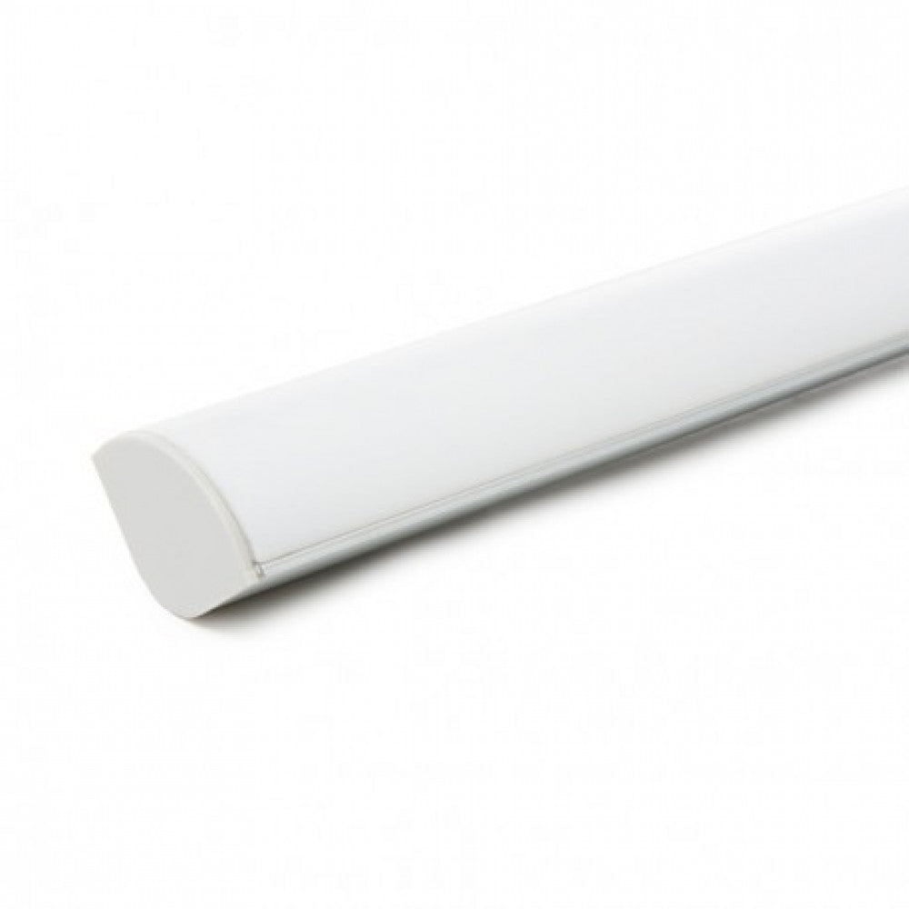 Perfíl Aluminio para Tira LED Difusor Opal LLE-ALP016R-O x 2M - Imagen 2