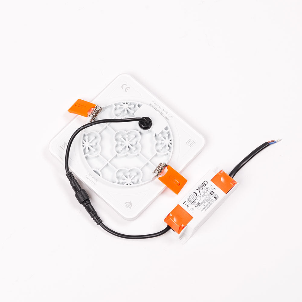 Placa LED IP65 11W 883Lm 4000ºK Cuadrado sin Marco 40.000H [LUM-NSDL-S125-W - Imagen 6