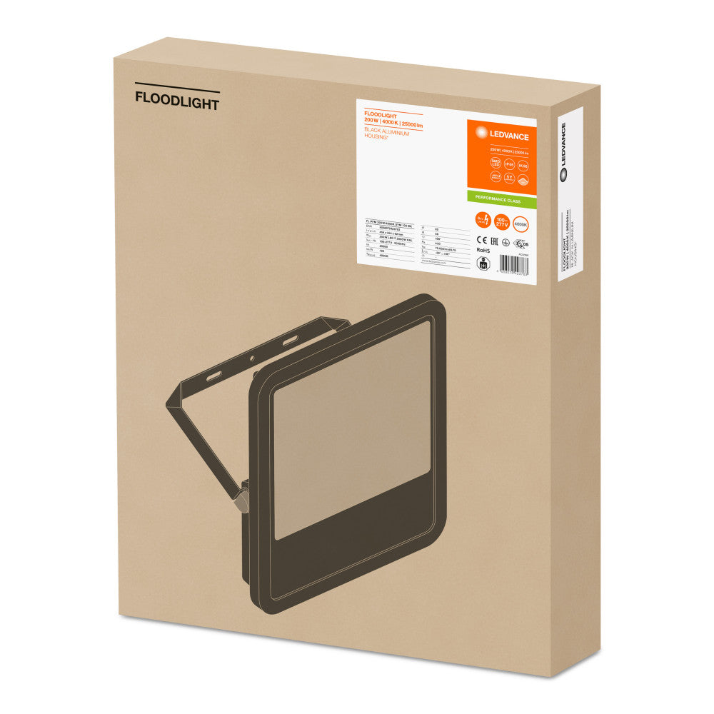 Proyector LED Ledvance, foco de 200 W, 25000 lm, 4000 K, 100 x 100º, IP65 - Imagen 2