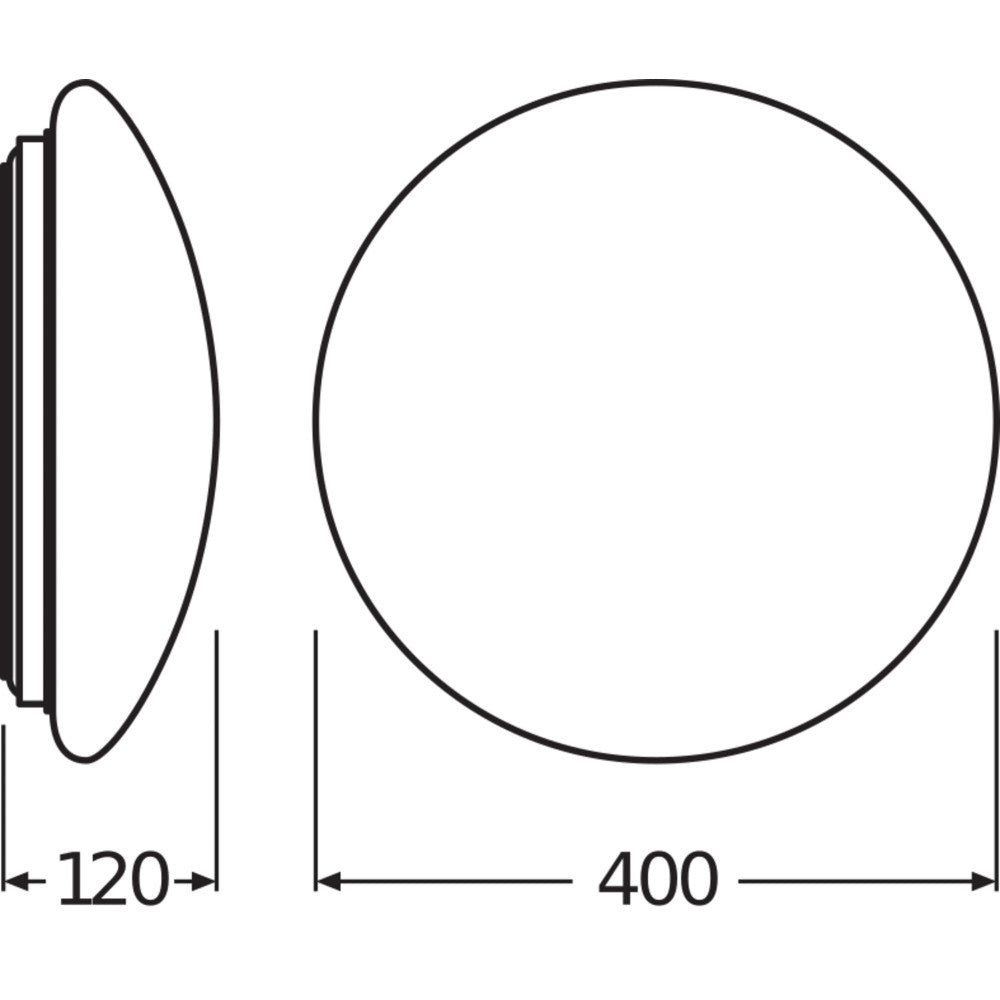 Aplique de pared LED Ledvance 24W 1920Lm 4000K 120º IP44 - Imagen 3