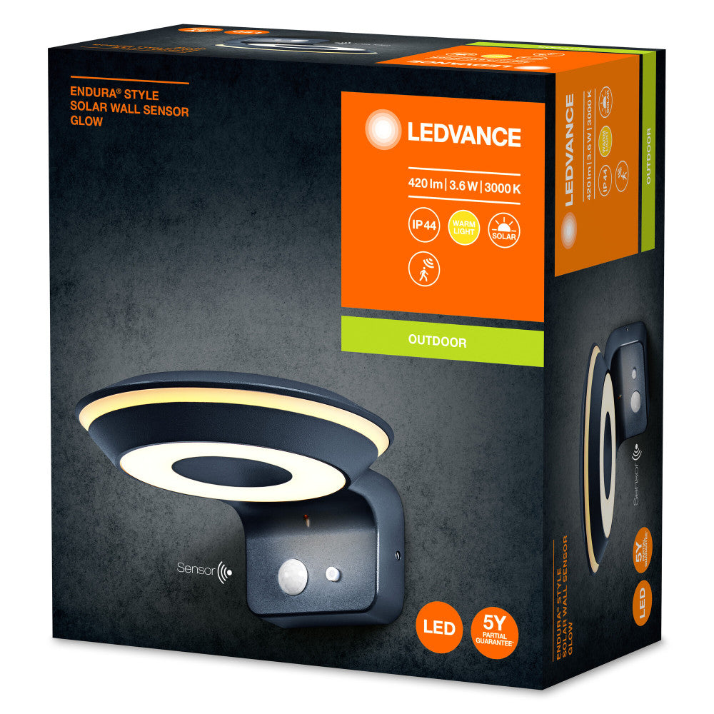 Luminaria LED de exterior Ledvance "Endura" con sensor, 3,6 W, 180 lm, 3000 K, IP44 - Imagen 2
