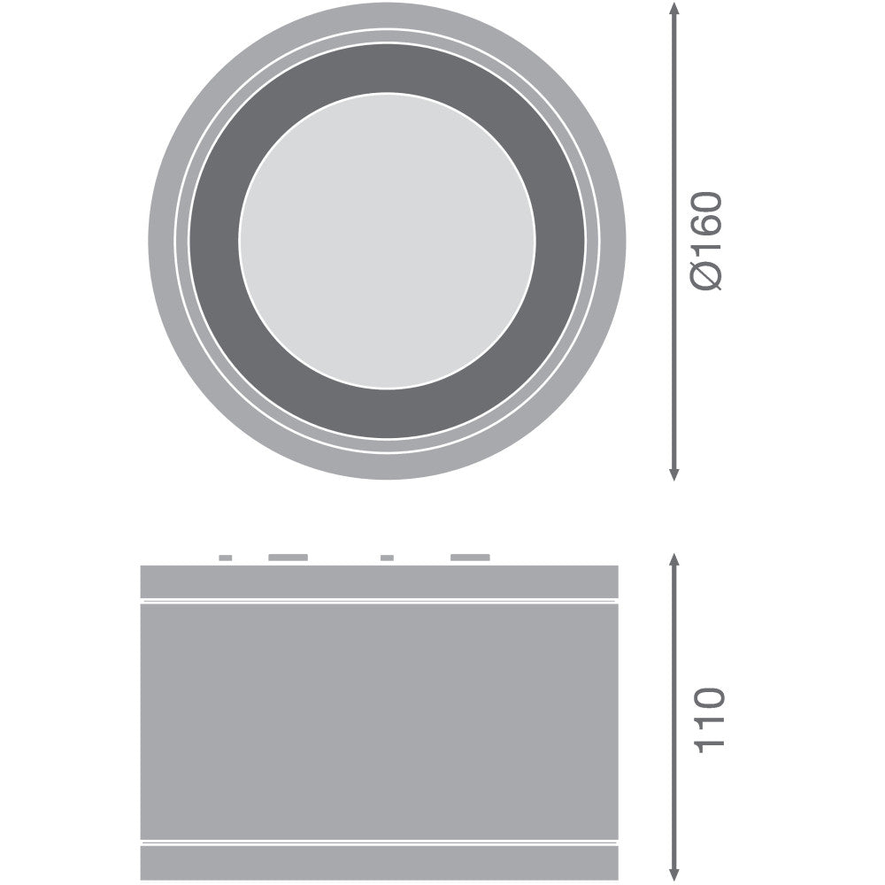 Lámpara de techo LED para exteriores LEDVANCE 30W 3150Lm 3000K 36º IP65/IP65 - Imagen 2