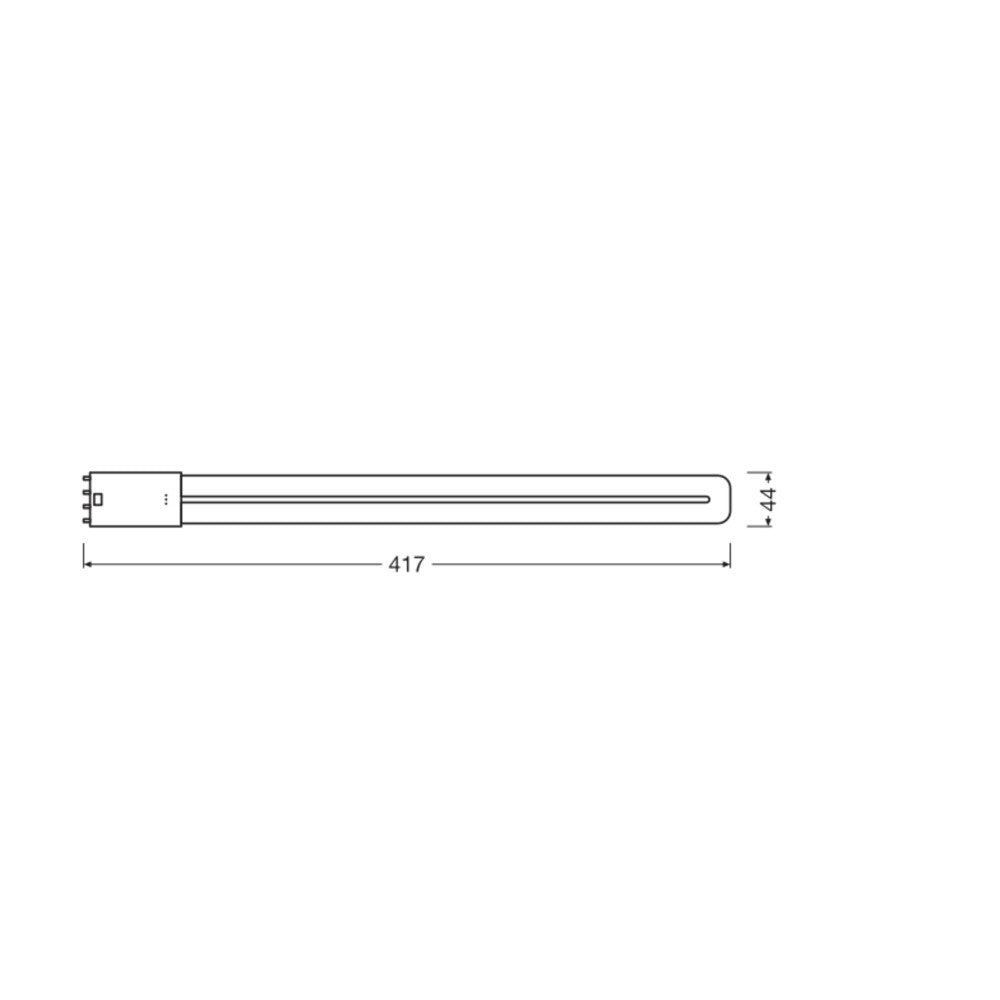 Lámpara LED Ledvance/DULUX 2G11 18W 2300Lm 4000K 140º IP20 - Imagen 2