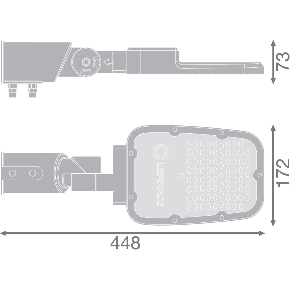 Farola LED LEDVANCE AREA 45W 6075Lm 4000K 58 x 160º IP66 - Imagen 2