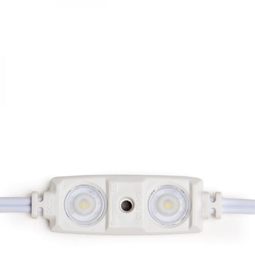 Módulo 1.2W 70Lm 6000ºK 2 LEDs PRO 5630 Inyectado IP67 Óptica 50.000H [RA-BL-5630W02-LENS-R-CW - Imagen 2