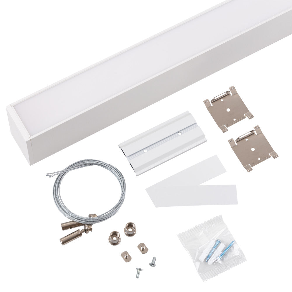 Luminaria Lineal Enlazable LED 30W 3,000Lm 120Cm CCT (Tonalidad Luz Regulable) Driver Lifud Superficie/ Suspendida - Imagen 4