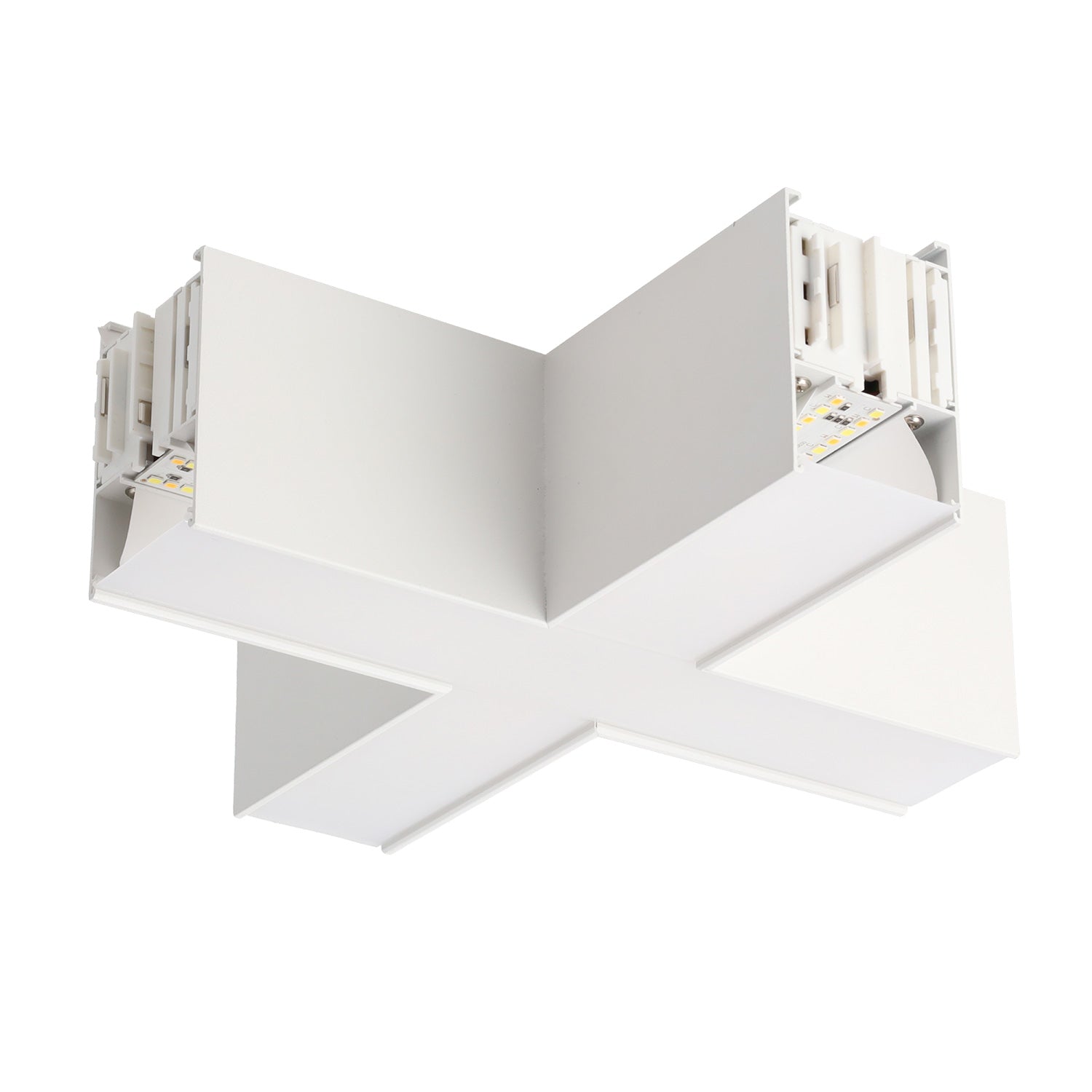 Conector "+" para Luminaria Lineal 15W 100LM/W CCT Lifud Flicker Free