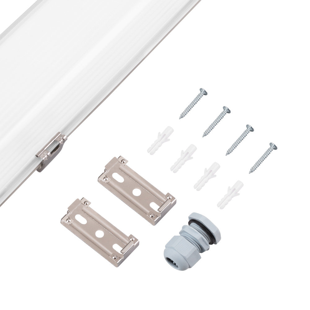 Equipo Estanco Enlazable LED 40W 4800Lm IP65 CCT (Tonalidad Luz Regulable) 3000-6500ºK 110º Regulable Tridonic Flicker Free - Imagen 8