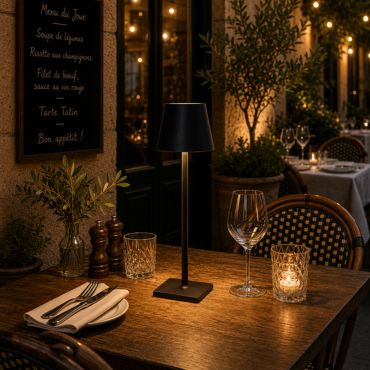 Lámpara de mesa portátil LED CCT "Raina"1,5W Táctil Intensidad regulable