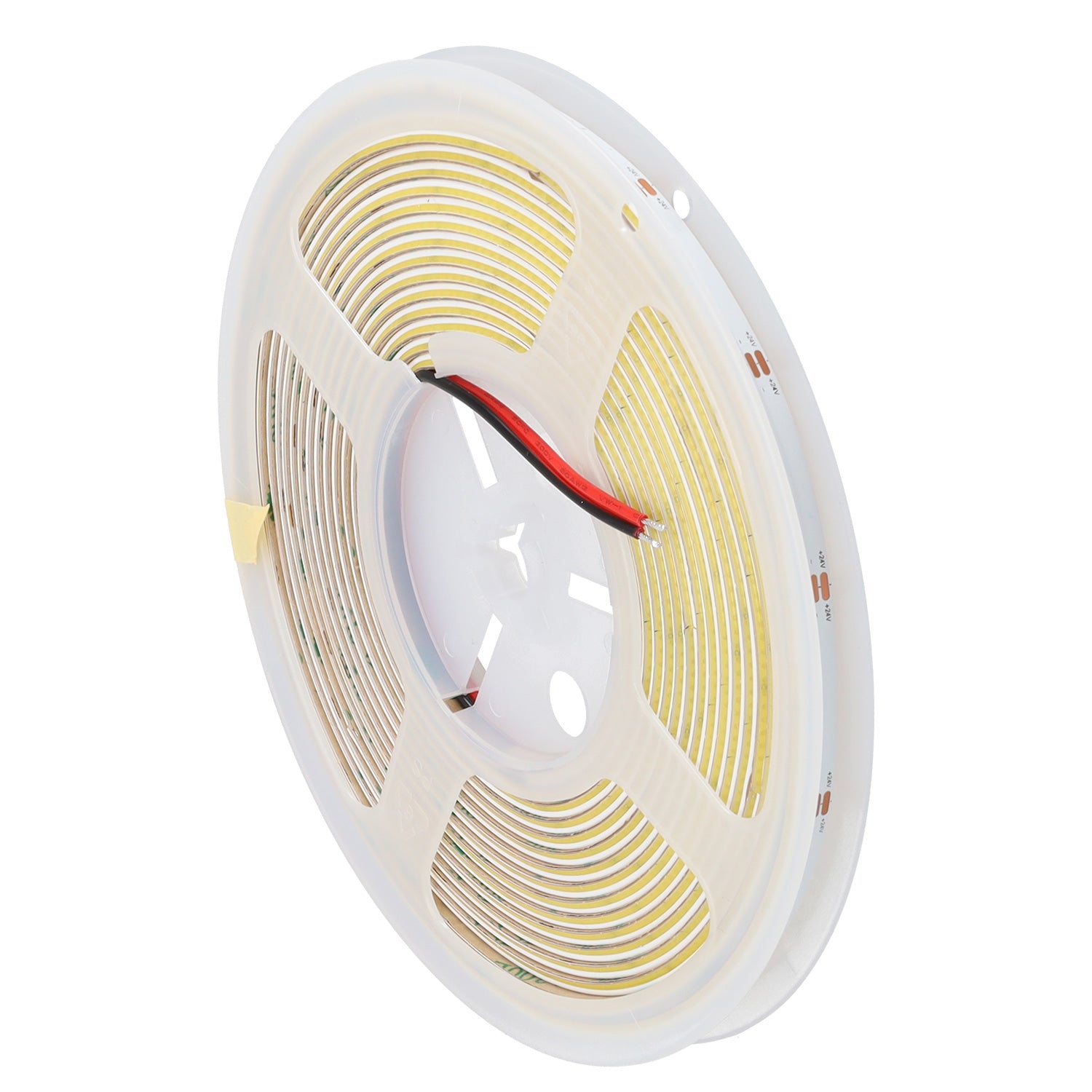 Tira Flexible LED Iluminación Lateral 10W/M 24VDC COB 480Leds/M 1200Lm/M IP20 6000ºK 5 Metros
