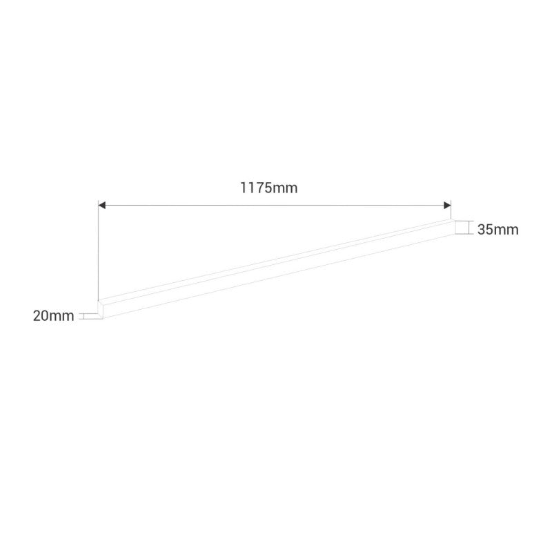 Lámpara LED hexagonal - 6000K - 14 hexágonos 44cm + Rectángulo 500cm - Imagen 7