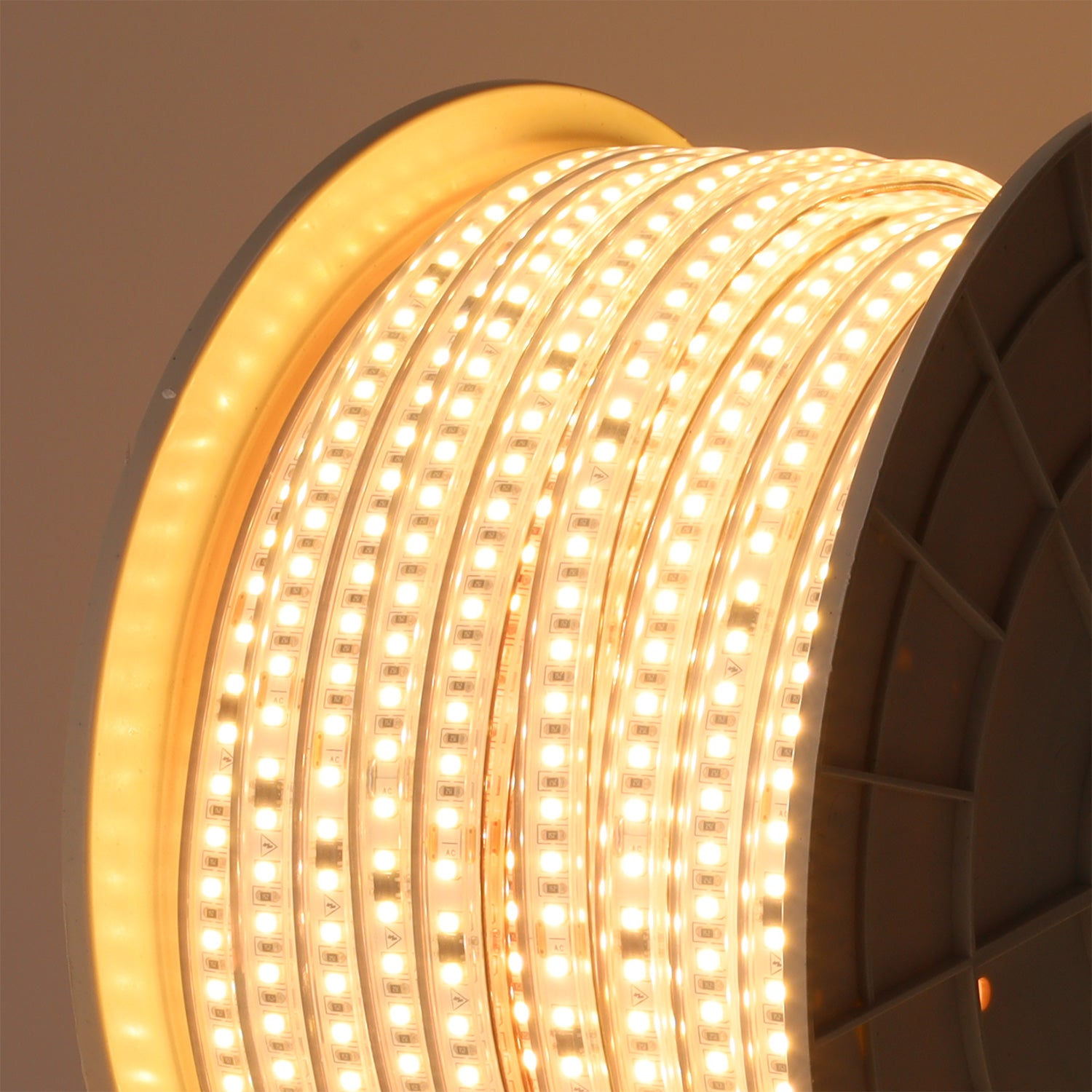 Tira LED SMD 2835 Free Driver 16W/M 1600Lm/M 220VAC IP65 6000ºK Rollo 50M - Imagen 7