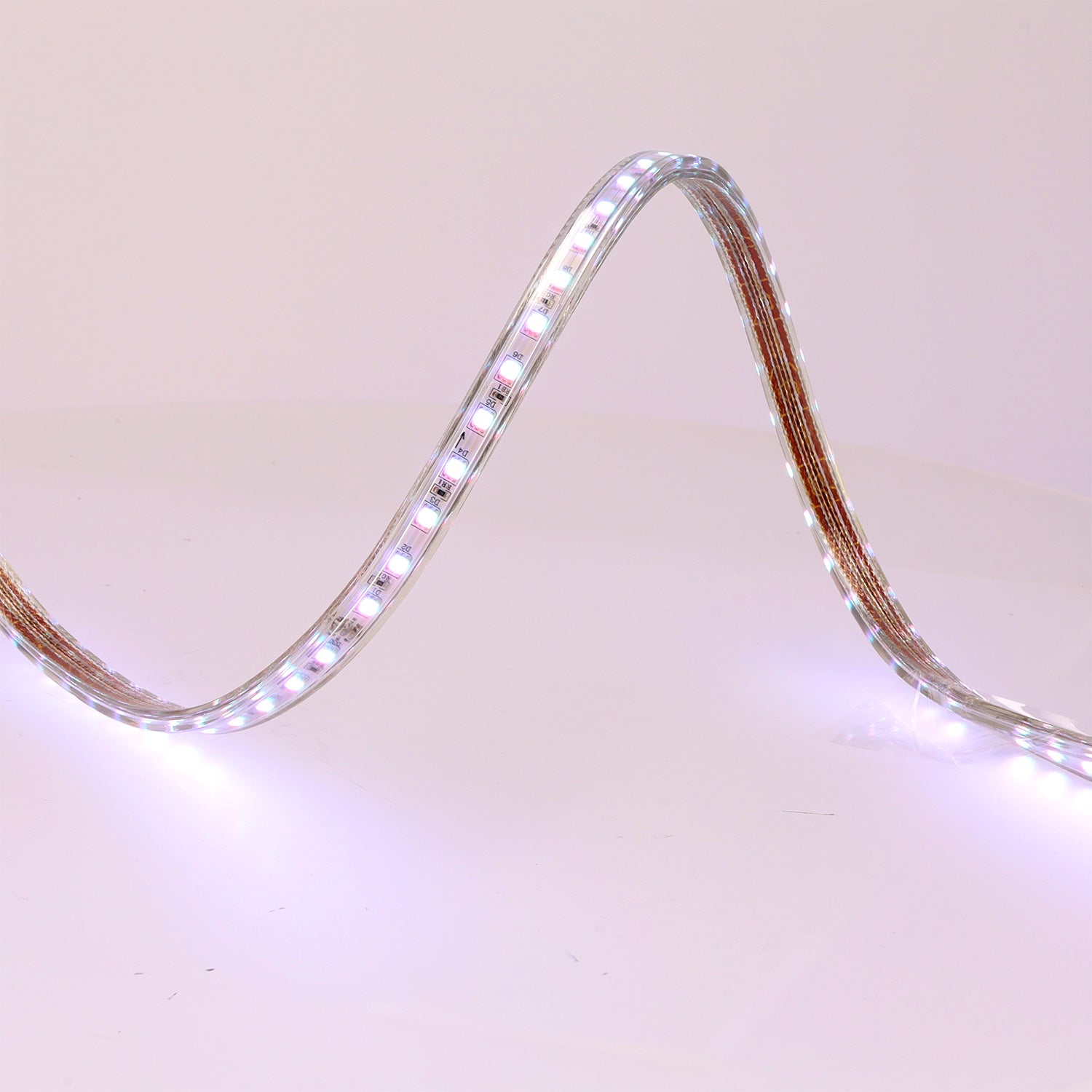 Tira Flexible LED 14,4W/M 220VAC 60LEDs/M SMD5050 IP65 RGB 50 Metros - Imagen 2