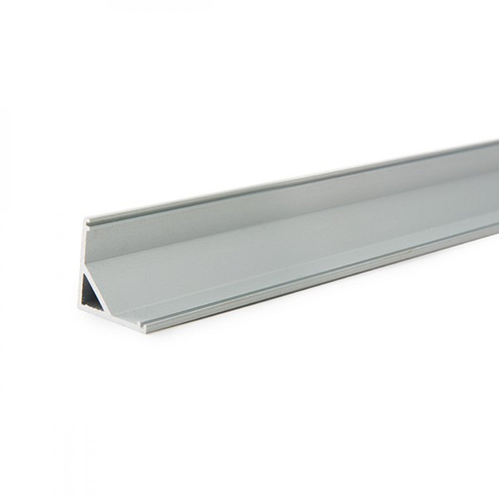 Perfíl Aluminio para Tira LED Instalación Esquinas - Difusor Opal x 2M - Imagen 2