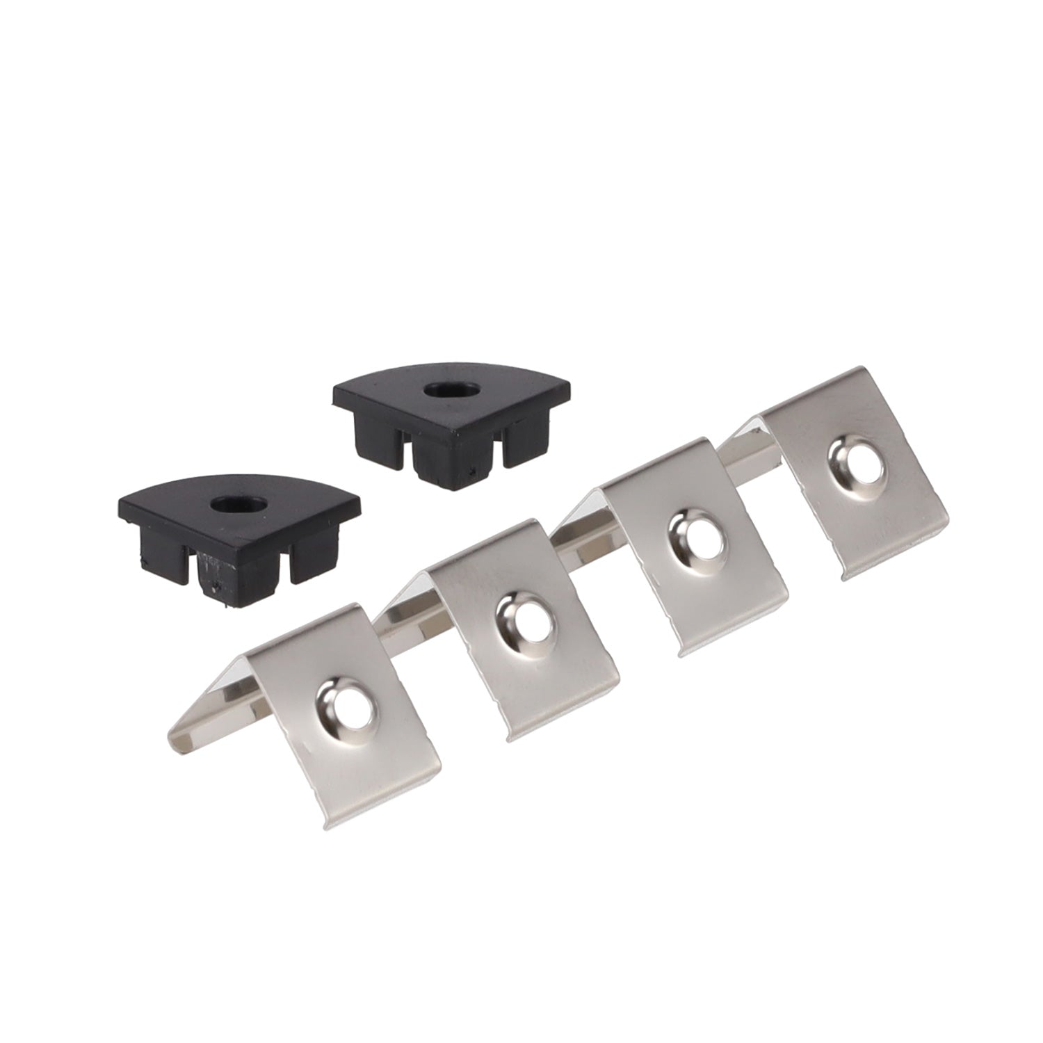 Perfíl Aluminio Negro para Tira LED Instalación Esquinas - Difusor Opal x 2M - Imagen 5