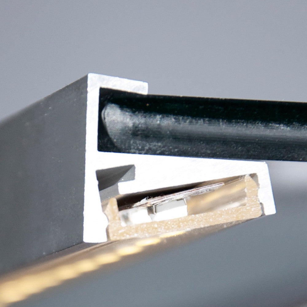Perfíl Aluminio para Tira LED Estanterías Cristal 6Mm x 1M - Imagen 2