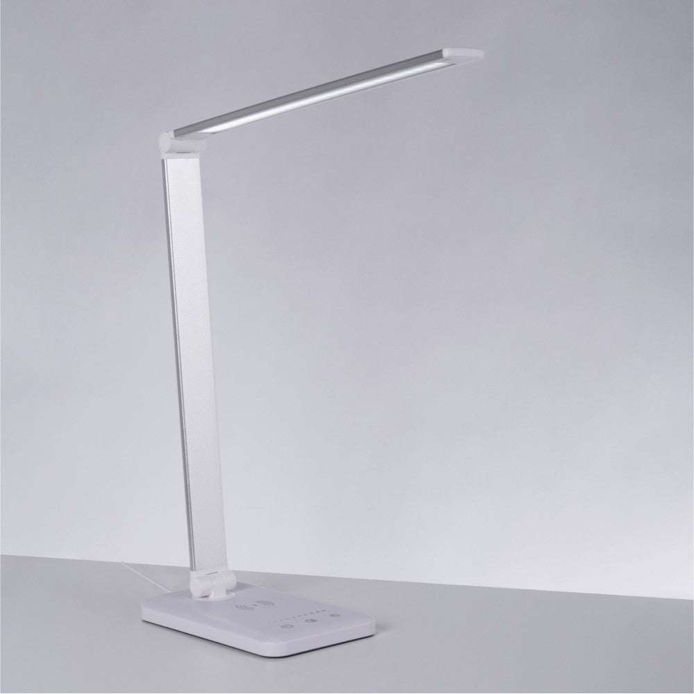 Lámpara de Mesa LED con Cargador Teléfono Inalámbrico 6W 420Lm CCT (Tonalidad Luz Regulable) - Imagen 2