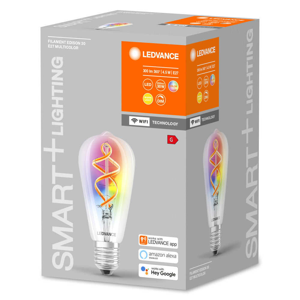 Bombilla LED Ledvance "SMART" E27 4,5 W 300 lm 2700 K 300º IP20 Regulable - Imagen 2
