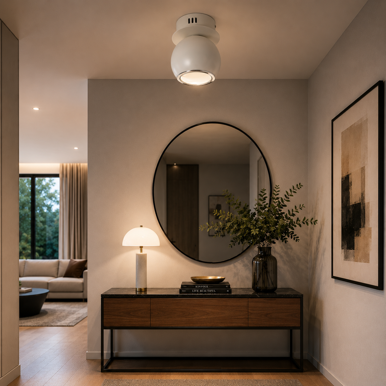 Aplique de Pared LED 5W 500Lm Blanco Amelia [MS-AP-815-1-W-W