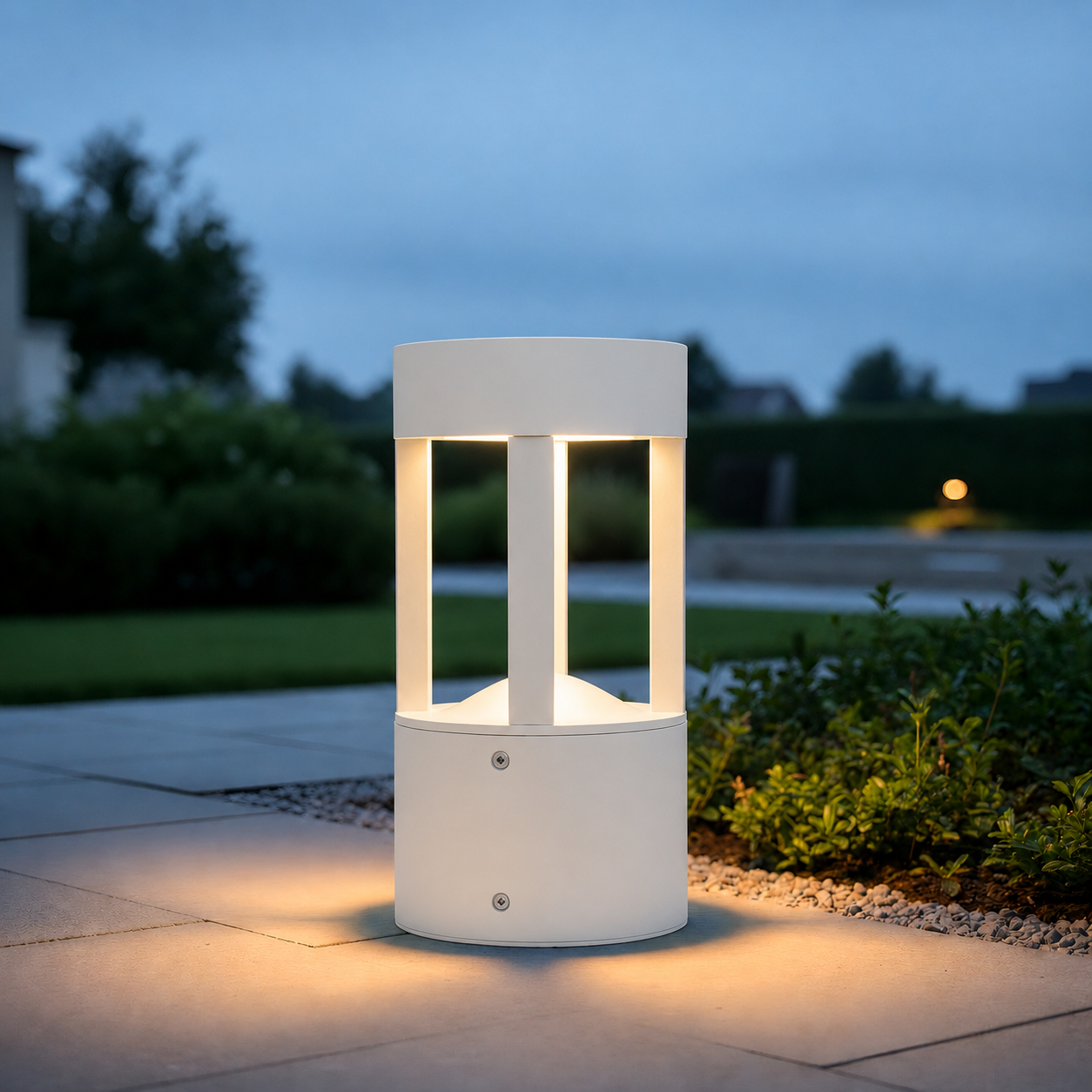 Baliza LED Exterior "San Luis" 30Cm 10W 220VAC 3000ºK Blanco