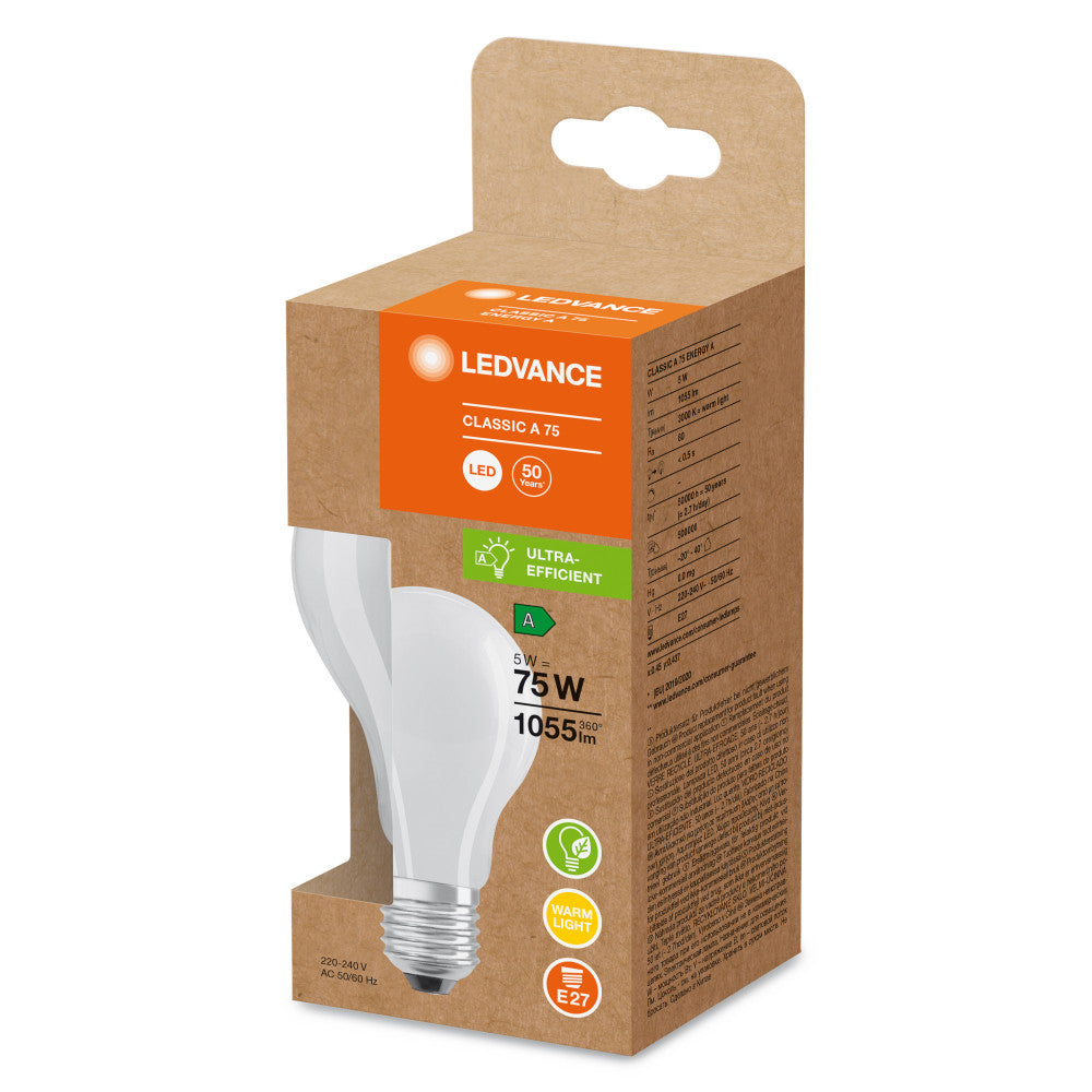 Bombilla LED Ledvance/Osram "Classic" E27 5W 1055Lm 3000K 300º IP20 - Imagen 2